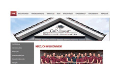 Desktop Screenshot of cup-invest.com